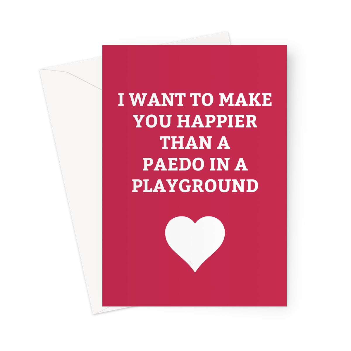 Paedo in a Playground - Card - ihatemyfriends